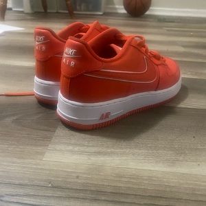 Orange Nike Air Force 1